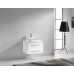 Virtu USA MS-560-S-WH-001 Marsala 29" single Bathroom Vanity with Engineered Stone Top and Square Sink with Brushed Nickel Faucet and Mirror  White - B00VAEFBYK